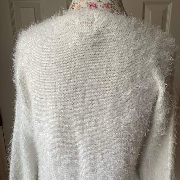 Ruby Rd Womens White Sweater Lightweight Size Petite XL Embellished Paste… - Picture 6 of 9